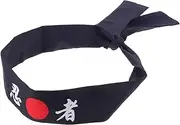 [LIFKOME] Chef Headband Japanese Style Men's Headscarf Accessory Japanese Hairband Cotton Headwear for Men