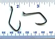 100 Matzuo 141010 Black Sickle Octopus Fish Hooks size 2/0 - 100 hooks