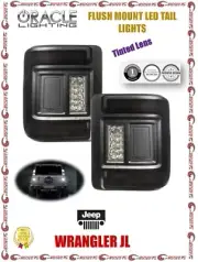 ORACLE Lighting Flush Mount LED Tail Lights Tinted Lens For Jeep Wrangler JL (for: Jeep)
