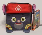 Paw Patrol Rubble & Crew CHARGER 4" Cube Red Stuffed Plush by Nickelodeon