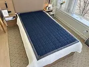 shieldgreen Grounding Single Mat-Stainless Steel Fabric, 39x79 inch (Navy)