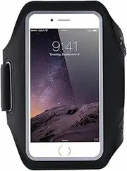 Sports Armband Arm Band Phone Holder for Optus X Pro Wave Start Power Sight 2 (Black)