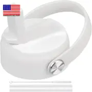 Straw Lid for Hydro Flask Wide Mouth Water Bottles, Top Lids with Straw Compati