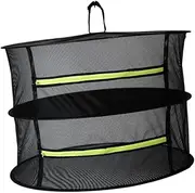 VANZACK Hanging Two Drying Rack with Zipper Plant Drying Net for Food and Clothing Breathable Mesh Design Compact Easy to Use