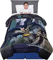 Franco Kids Bedding Super Soft Microfiber Reversible Comforter, Twin/Full, Batman