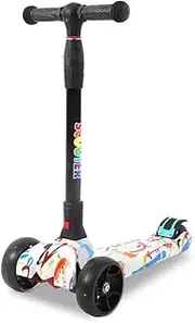 Scooter for Kids with Folding Seat –Adjustable 3 Wheel Kick Scooter for Toddlers Girls & Boys – Suitable for 5-14 Years Old Fun Outdoor Toys for Kids Fitness Outside Games Kid Activities