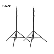 Neewer 2pcs 6ft Photography Tripod Light Stands for Studio Kits Video