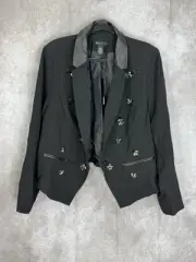 NWt Lane Bryant Black Beaded Blazer Size 24