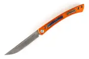 Mcusta Seki Japan Executive Bamboo Limited Orange Personal Folding Steak Knife
