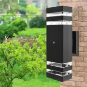 11W LED Waterproof Outdoor Wall Lamp Photocell Sensor Dusk to Dawn Porch Light