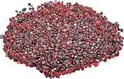 [GM GEMMART USA] GemMartUSA Loose Faceted Stones, Red Garnet Cut Mix, AAA Quality, 100+ Carats, Mix Gems, COA, 60 Count, Loose Gemstone