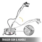 Professional 50 cm Surface Cleaner for Pressure Washer, 4000 PSI, 10.5 GPM