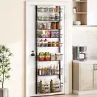 over the Door Pantry Organizer, 8-Tier Adjustable Baskets Pantry Organization an