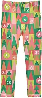 [Caihoyu] Girl's Leggings Pant Soft Comfortable Leggings for Kids Elastic Waist Little Kids Active Stretch Yoga Pants