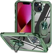 Armor Ring Holder Phone Case for iPhone 14 13 12 11 Pro Max XS Max XR 14 Plus Heavy Duty Protection Back Cover,T3,for iPhone 12Pro Max