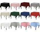 YCC Linens - Square Polyester Tablecloths for Weddings, Parties, and Home Use