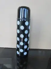 Pottery Barn Teen snowball Hot mug thermos black New wo tag