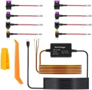Dash Cam Hardwire Kit, Type-C Hard Wire Kit 11.5Ft, 12-24V to 5V Car Dash Camera
