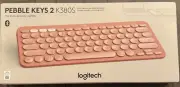 Logitech Pebble Keys 2 K380s, Multi-Device Bluetooth Wireless Keyboard with Cust