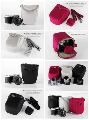 全新 微單眼相機包 Sony A5100 A6000 A6300+18-55內膽包 軟包 相機包 皮套 相機背包 拉鍊包
