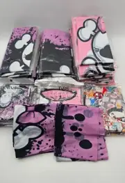 Mixed Lot 76 Pcs Womens Kids Pink Purple Skull Buff/Tube/Mask + 2 Adventure Time