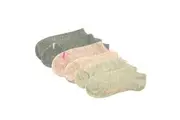 6PK Calvin Klein Women's One Size Lightweight No Show Socks Rose Smoke Assorted