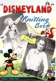 Disneyland Knitting Book, 2-10 yrs. old by Koster & Murray Vintage 1940s rare