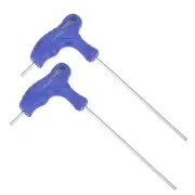 T-Handle Hex Key 2.5mm Metric T-Key Wrench for Auto Maintenance, 2pcs