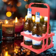 Wine Rack for Travel Cup Holder Beverages Foldable Portable Drink Carrier
