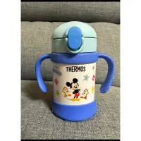 在飛比找蝦皮購物優惠-（二手）THERMOS 膳魔師 兒童 米奇藍 水壺 保溫杯 