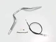Hurricane H043-073C European Type 4 Handle Set, Chrome Plated GROM(21-24 JC92)