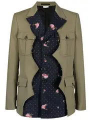 [COMME des GARCONS HOMME PLUS] 混合圖案西裝外套