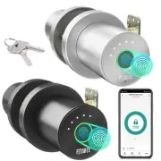 Fingerprint Smart Door Lock Keyless Keypad Electronic Biometric Knob Deadbolt