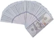 Eigell 50pcs US 100 Play Bills - Paper Bills - Looks Like Money - Teach, Counting and Math with Play Money New