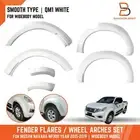 QM1 NISSAN WHITE FENDER FLARES ARCH FOR NAVARA NP300 D23 ST ST-X WIDEBODY 15-19