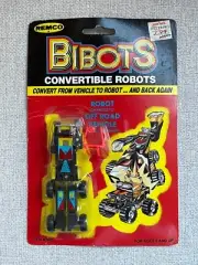 RARE 1992 REMCO BIBOTS TRANSFORMERS OFF ROAD VEHICLE ACTION FIGURE NEW ON CARD