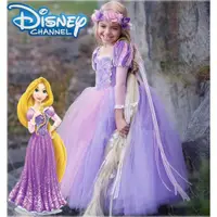 在飛比找ETMall東森購物網優惠-迪士尼Tangled兒童長發公主裙
