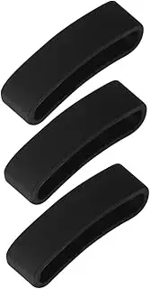 OSALADI Replacement Watch Band Rings 3 Pack for Elastic Comfortable Fit Silicone Watch Strap Loop
