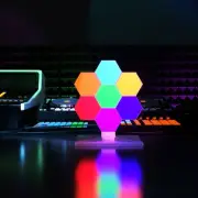 Hexagon WIFI Smart Light Modular LED Lamp Gaming Décor Voice Control w/ Homekit