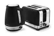 Sunbeam The Chic Collection Breakfast Toaster & Kettle Black PUM3510BK