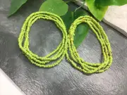 2 PC Handcrafted Waist Beads Jewelry African Boho Bracelet Anklet Set New 8547