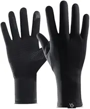 [GALPADA] Windproof Non-Slip Gloves Touch Screen Cycling Gloves Thermal Gloves for Winter Riding Full-Finger Anti-Skid Gloves Suitable for Outdoor Sports