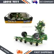 Bruder 1:16 Krone Trailed Rotary Tedder With Running Gear KWT 8.82 Model Toy
