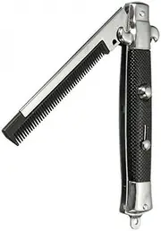 Folding Comb, Pocket Comb, Stylish Design Oil Hair Comb, Spring Comb, Travel for Home Push Button Folding Pocket Comb For Hair Styling Beard Mustache