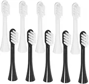 WOFASHPURET 10pcs Electric Toothbrush Head Sonic Toothbrush Heads Electric Toothbrush Replacement Brush Heads Toothbrush Head Replacement Black Replacement Toothbrush Heads Soft Fur