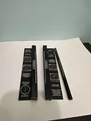 2 XMac Pro Brow Definer 1mm-tip Brow Pencil (Stud )Black 24hr Wear Waterproof