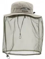 Simms Bugstopper Net Sombrero 50 UPF NEW wTags Lightweight Travel Sun Bug Hat