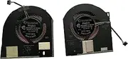 Fan for Dell Precision 7530 CPU Gpu Cooling Fan Dual Fan PR6WV 1209N CN-0PR6WV CN-01209N