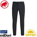 【MAMMUT 長毛象 RUNBOLD PANTS 男休閒長褲《黑》】1022-00480/排汗長褲/登山/健行