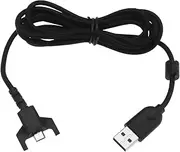 USB Charging Cable Compatible with Logitech G403 G900 G903 G703 G PRO Wireless Mouse and Keyboard Cable Length 1.8m Black Braided USB Mouse Cable